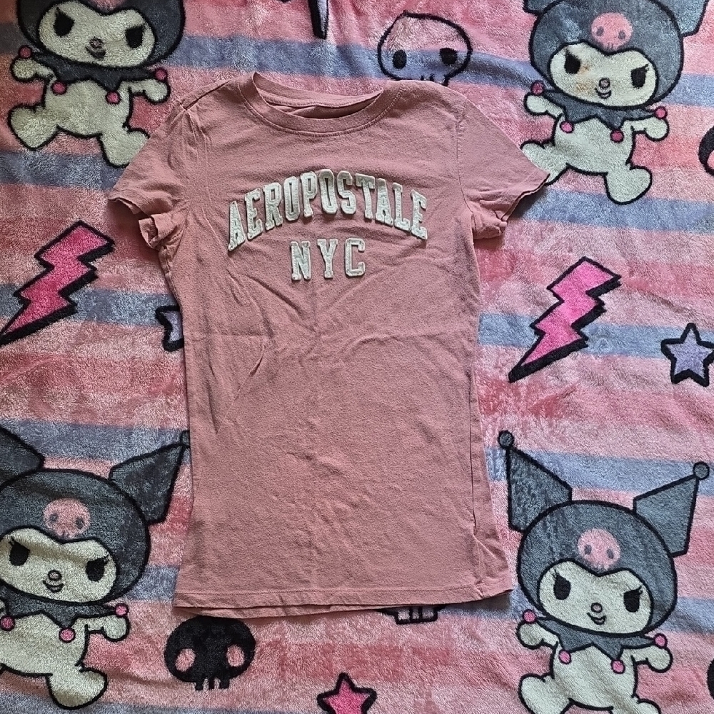 Aeropostale Pink Graphic Tee